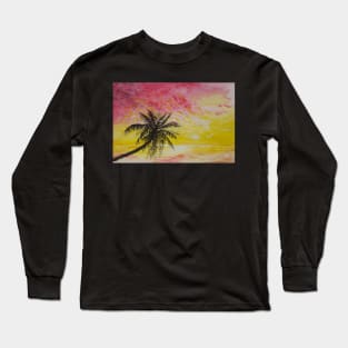 Hawaii Sunset Long Sleeve T-Shirt